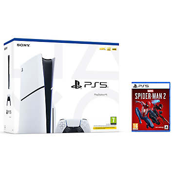 PlayStation 5 (PS5) Console with Marvel’s Spider-Man 2 (16+) | Freemans